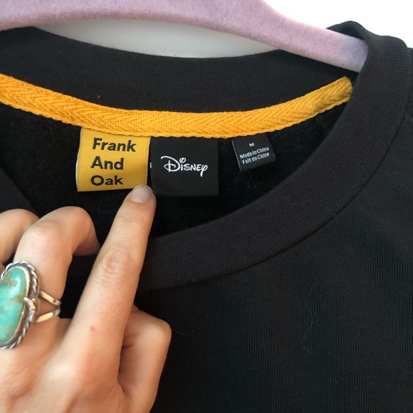 Frank & Oak X Disney Mickey Mouse  Sweatshirt Size M Unisex - Picture 2 of 3